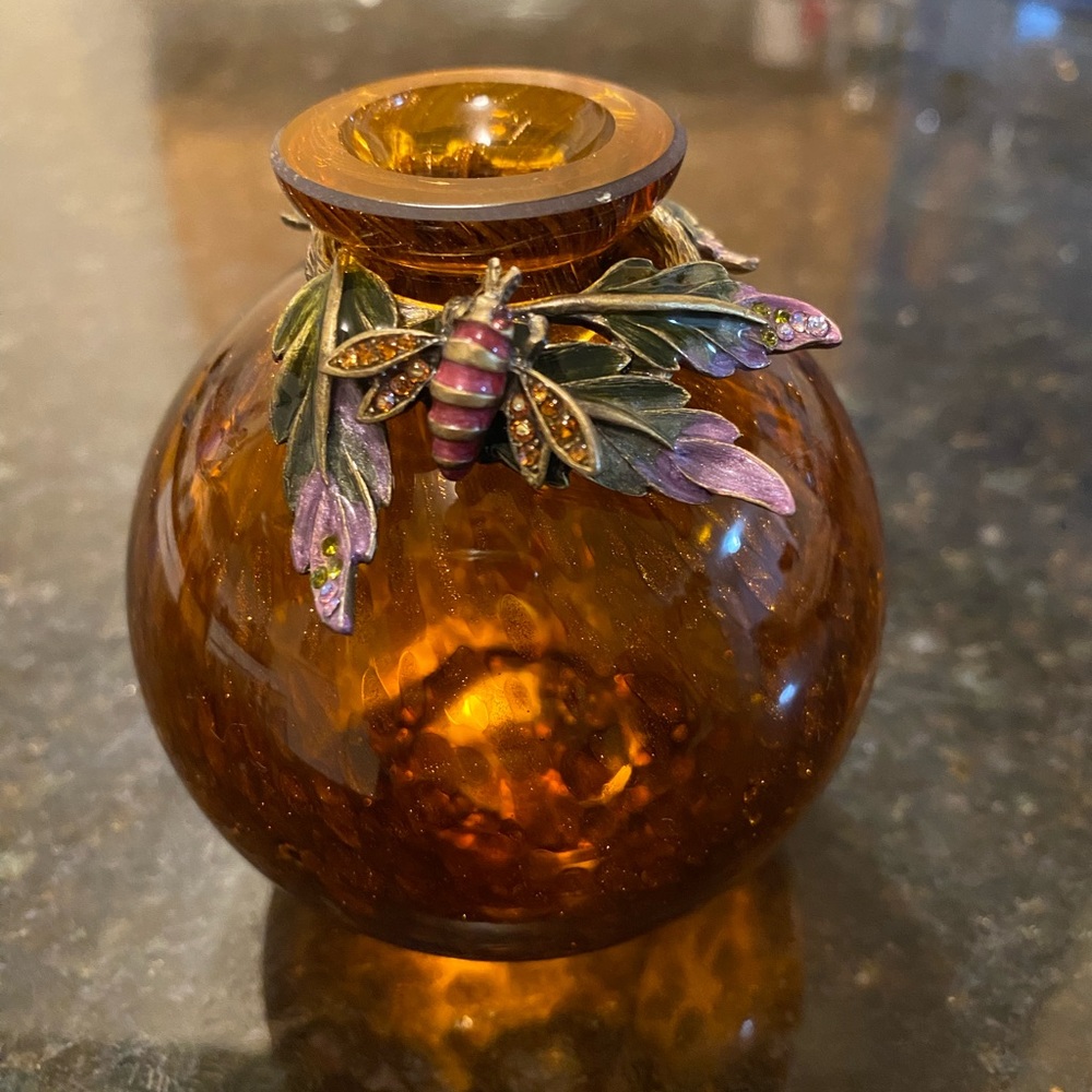 Jay strongwater mini glass vase